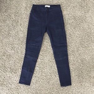 Gap True skinny true sculpt moto jeans